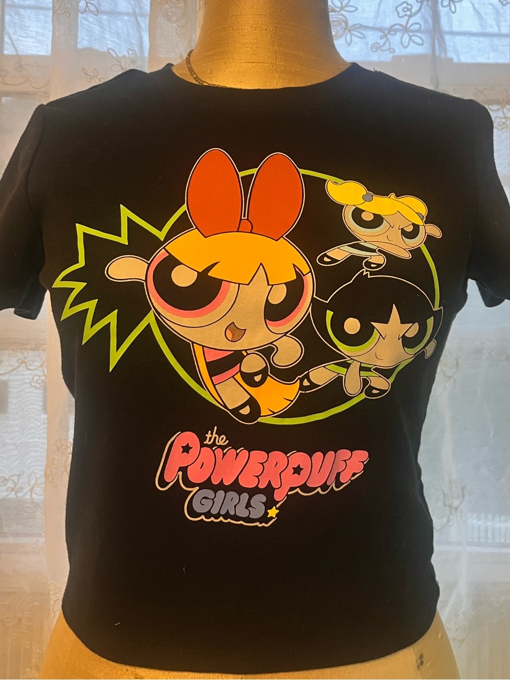 The Powerpuff Girls branded crop top